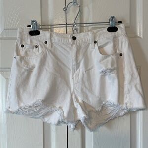 Pistola White Denim Shorts